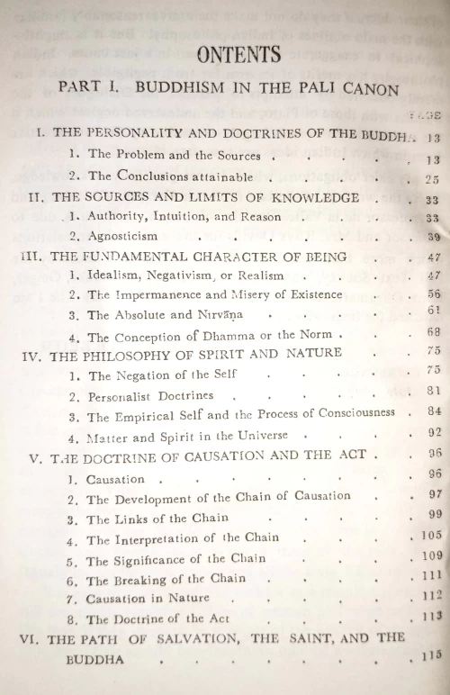 Buddhist Philosophy in India and Ceylon